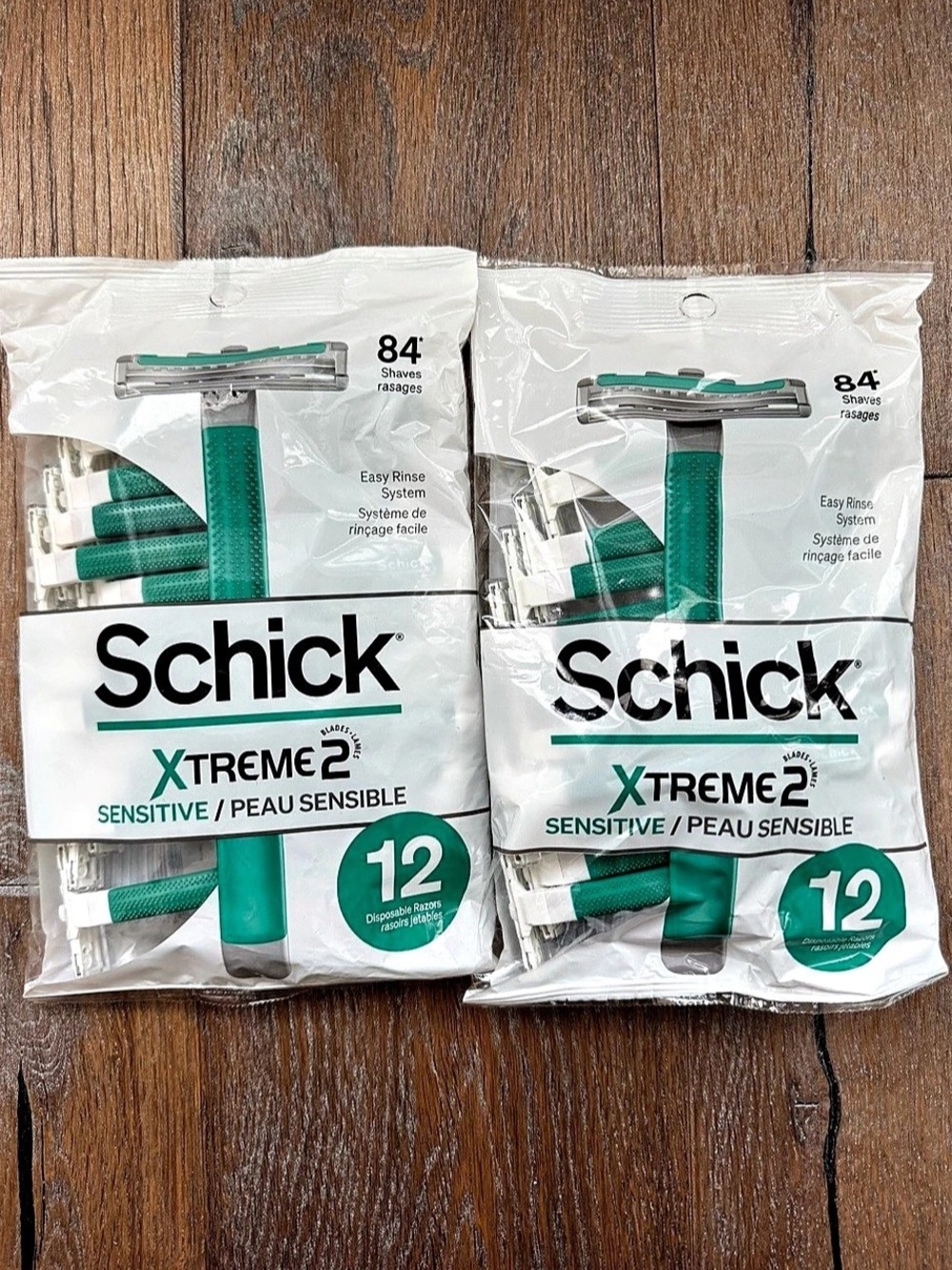Schick Xtreme2 Sensitive Disposable Razors 24 Count NWT